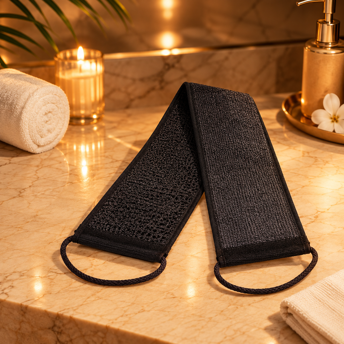 African Exfoliating Net Bath Sponge Towel
